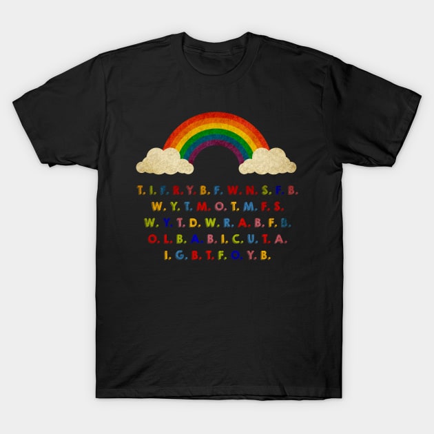 This Is For Rachel Rainbow T-Shirt by solo